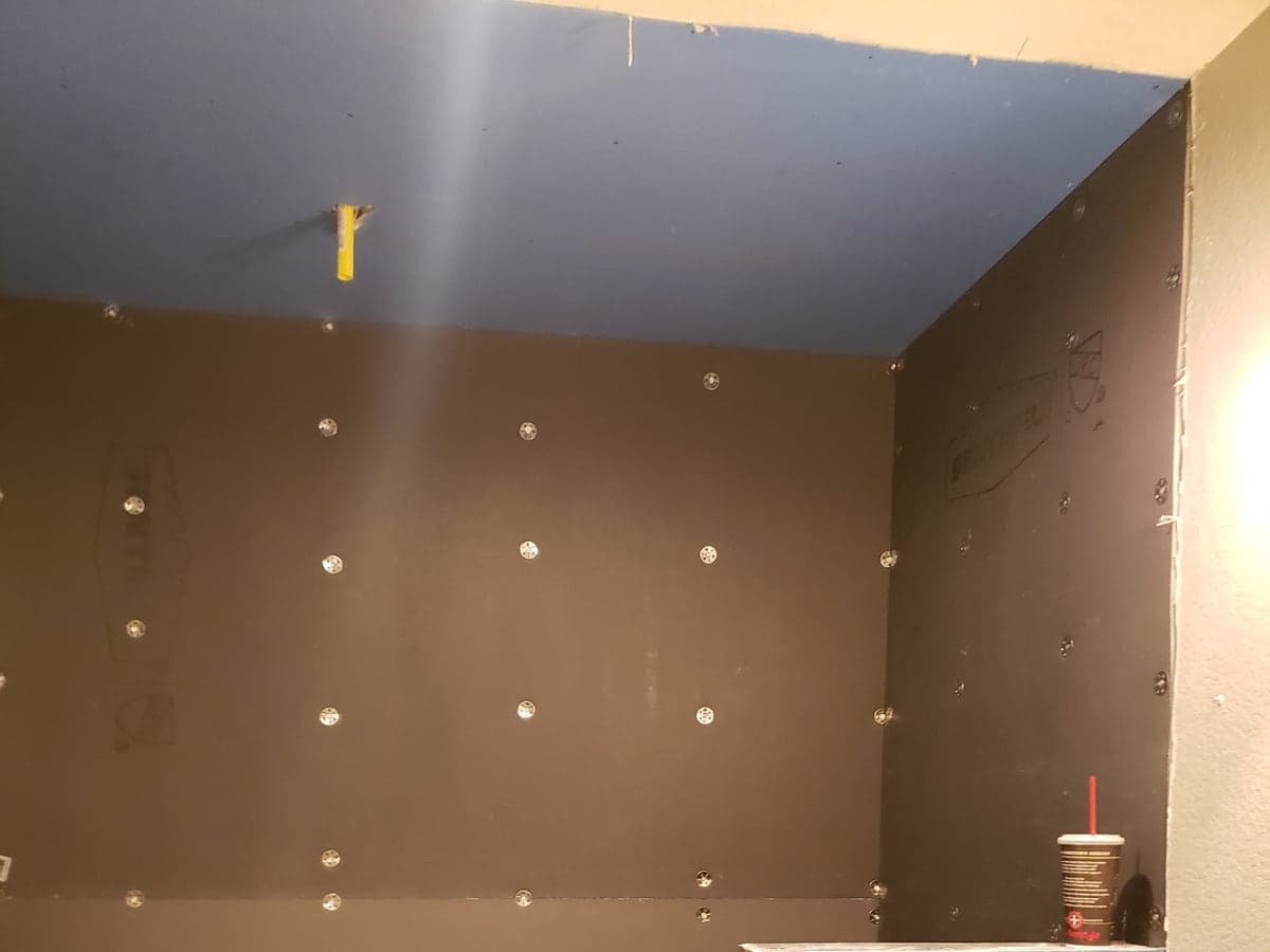 Room with a bare subfloor prepared for flooring installation.
